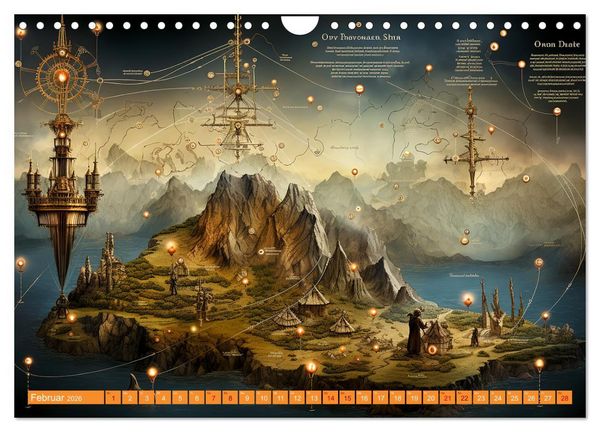 Produktbild: Antike Wegweiser (Wandkalender 2026 DIN A4 quer), CALVENDO Monatskalender