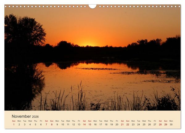 Produktbild: World sunsets (Wall Calendar 2026 DIN A3 landscape), CALVENDO 12 Month Wall Calendar