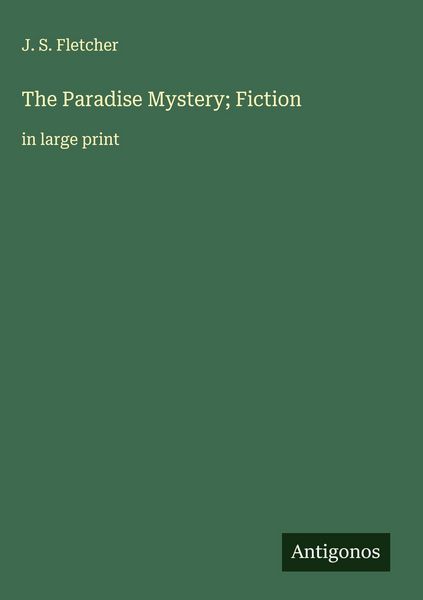 Produktbild: The Paradise Mystery; Fiction