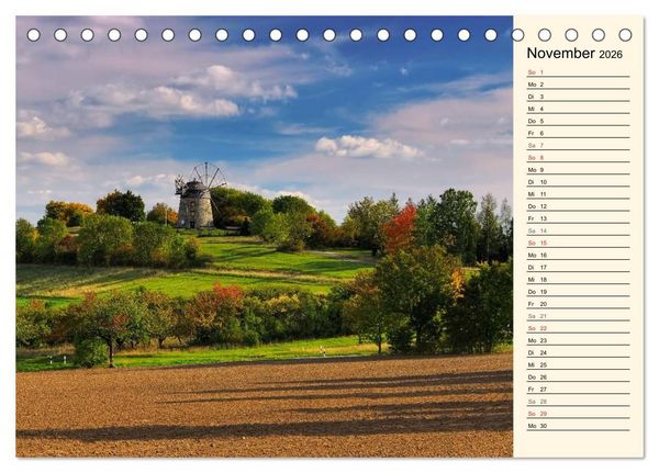 Produktbild: Saale-Unstrut - Region aus Wein und Stein (Tischkalender 2026 DIN A5 quer), CALVENDO Monatskalender
