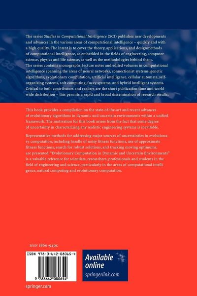 Produktbild: Evolutionary Computation in Dynamic and Uncertain Environments