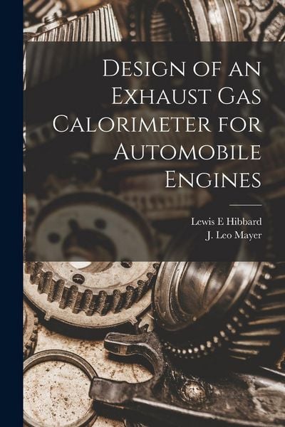 Produktbild: Design of an Exhaust gas Calorimeter for Automobile Engines