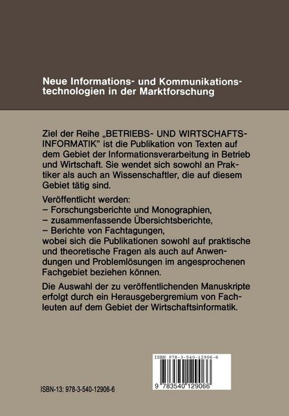 Produktbild: Neue Informations- und Kommunikationstechnologien in der Marktforschung