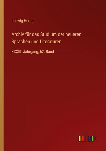 Produktbild: Archiv f&uuml;r das Studium der neueren Sprachen und Literaturen