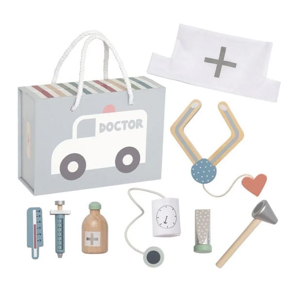 Spielset Arztkoffer / Silber