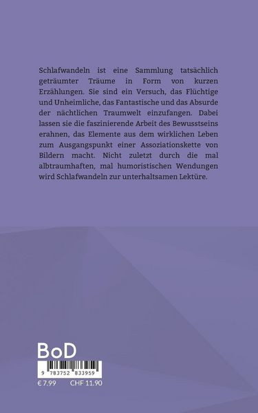 Produktbild: Schlafwandeln