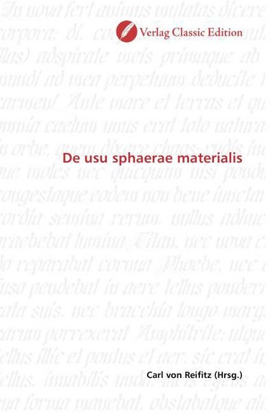 Produktbild: De usu sphaerae materialis