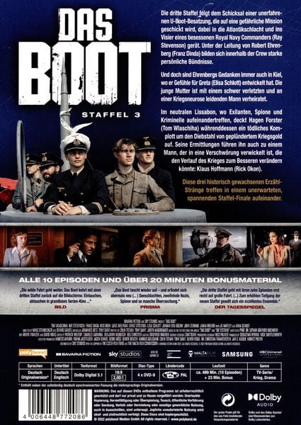 Das Boot - Staffel 3  [4 DVDs]