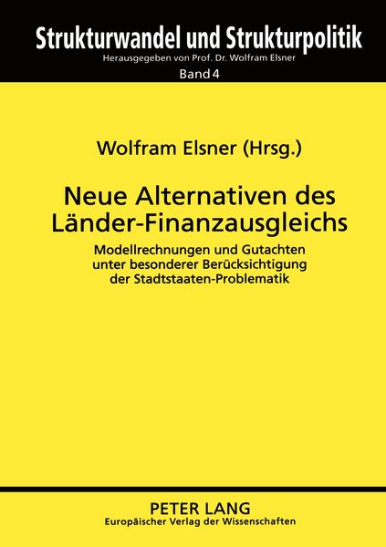 Produktbild: Neue Alternativen des L&auml;nder-Finanzausgleichs