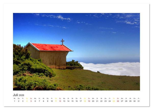 Produktbild: Madeira (hochwertiger Premium Wandkalender 2026 DIN A2 quer), Kunstdruck in Hochglanz
