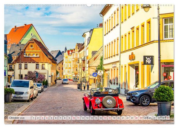 Produktbild: Mittweida Impressionen (hochwertiger Premium Wandkalender 2026 DIN A2 quer), Kunstdruck in Hochglanz