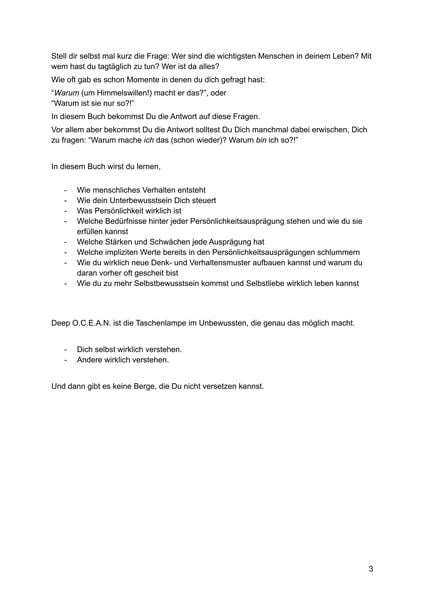 DEEP OCEAN - das geniale Persönlichkeitsmodell
