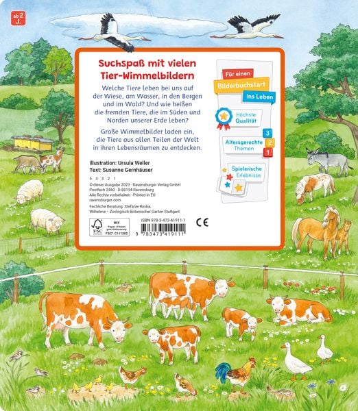 Produktbild: Mein gro&szlig;es Sachen suchen: Alle Tiere der Welt