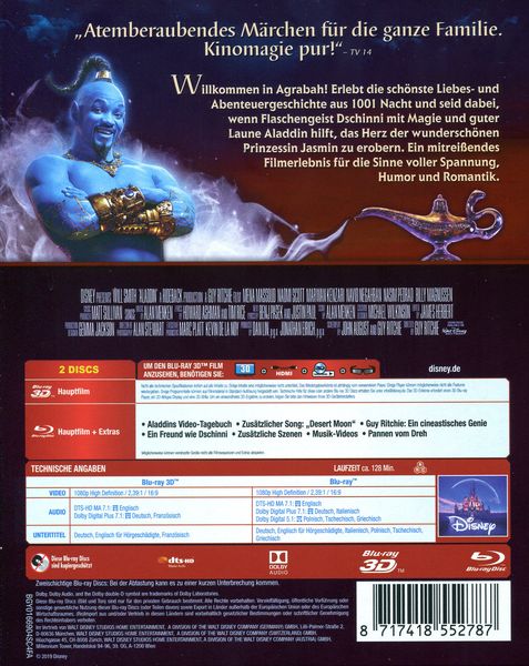 Produktbild: Aladdin (+ Blu-ray)