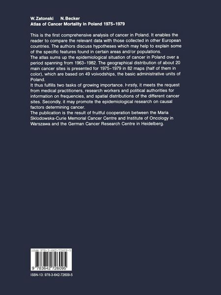 Produktbild: Atlas of Cancer Mortality in Poland 1975&ndash;1979