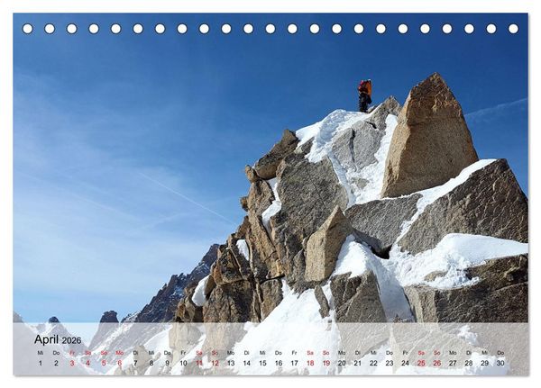 Produktbild: Gipfelabenteuer - wenn der Berg ruft (Tischkalender 2026 DIN A5 quer), CALVENDO Monatskalender