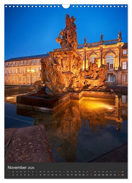 Produktbild: Bayreuth 2026 (Wandkalender 2026 DIN A3 hoch), CALVENDO Monatskalender
