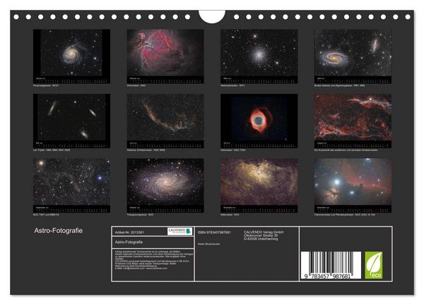 Produktbild: Astro-Fotografie (Wandkalender 2026 DIN A4 quer), CALVENDO Monatskalender
