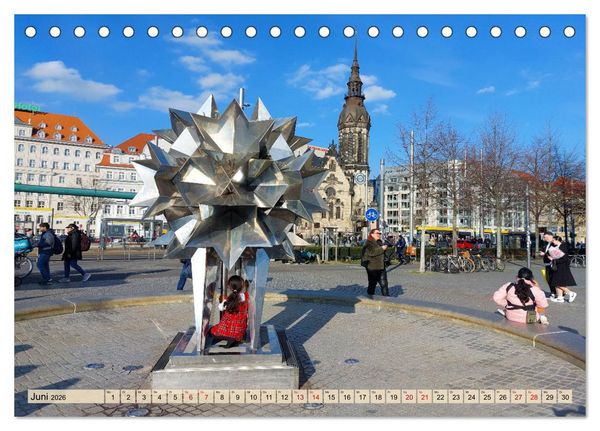 Produktbild: Buntes Leipzig (Tischkalender 2026 DIN A5 quer), CALVENDO Monatskalender