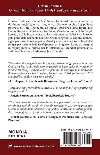 Produktbild: Gardantoj de lingvo. Dudek vo&iquest;oj tra la historio