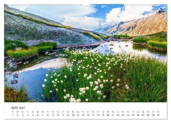 Produktbild: Schweiz - die Bergidylle (hochwertiger Premium Wandkalender 2027 DIN A2 quer), Kunstdruck in Hochglanz