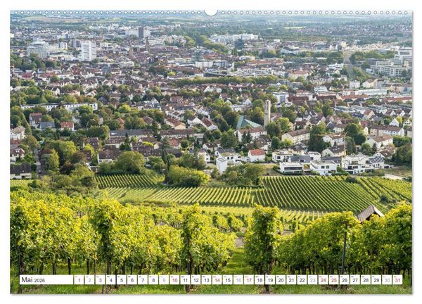Produktbild: Baden-W&uuml;rttemberg - Heilbronn (hochwertiger Premium Wandkalender 2026 DIN A2 quer), Kunstdruck in Hochglanz