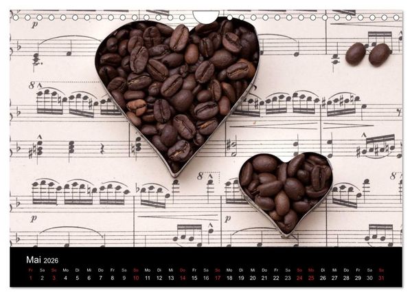 Produktbild: Kaffee & Schokolade (Wandkalender 2026 DIN A4 quer), CALVENDO Monatskalender