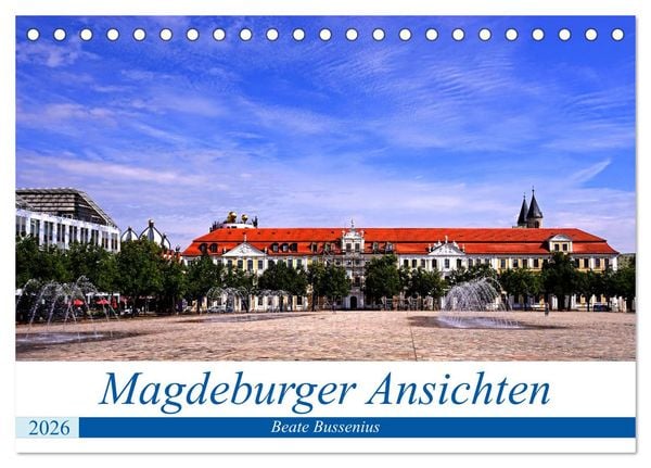 Produktbild: Magdeburger Ansichten (Tischkalender 2026 DIN A5 quer), CALVENDO Monatskalender