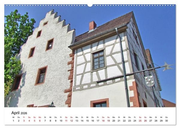 Produktbild: Wiesloch - Spaziergang durch die Altstadt (Wandkalender 2026 DIN A2 quer), CALVENDO Monatskalender