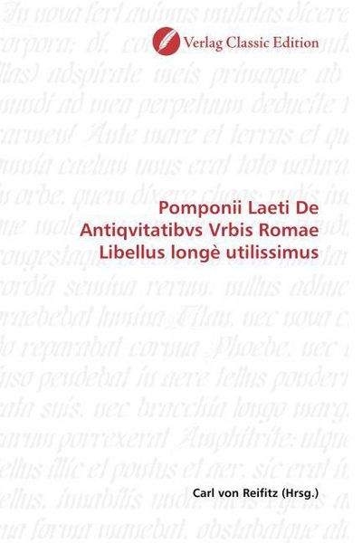 Produktbild: Pomponii Laeti De Antiqvitatibvs Vrbis Romae Libellus long&egrave; utilissimus