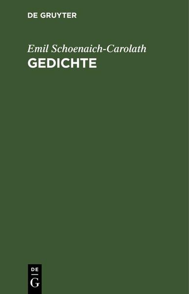 Produktbild: Gedichte