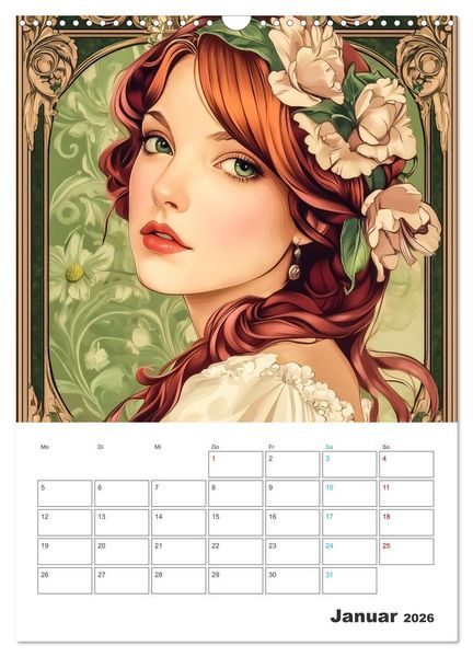 Produktbild: Eleganz der Epoche (Wandkalender 2026 DIN A3 hoch), CALVENDO Monatskalender