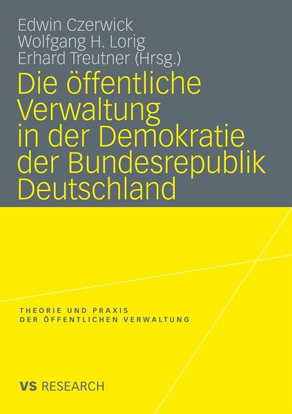 Produktbild: Die &ouml;ffentliche Verwaltung in der Demokratie der Bundesrepublik Deutschland