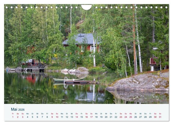 Produktbild: Finnland, Rund um Mikkeli (Wandkalender 2026 DIN A4 quer), CALVENDO Monatskalender