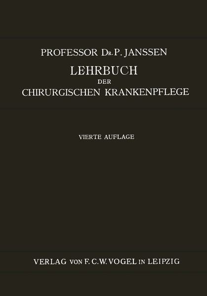 Produktbild: Lehrbuch der Chirurgischen Krankenpflege