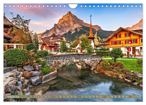 Produktbild: Berner Oberland - Ausflugsziele (Wandkalender 2026 DIN A4 quer), CALVENDO Monatskalender