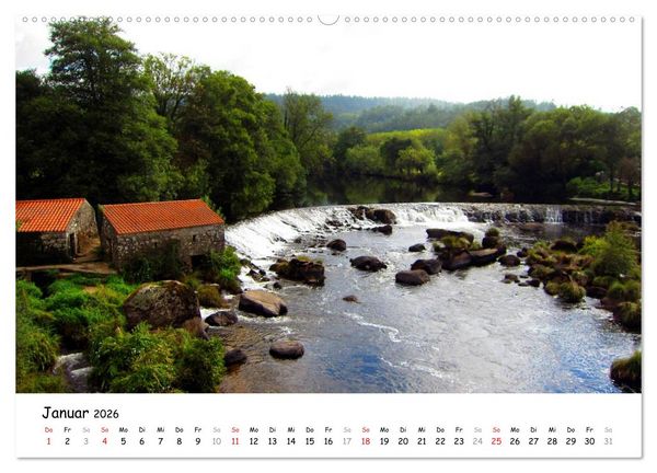 Produktbild: Jakobsweg - Camino Finisterre (hochwertiger Premium Wandkalender 2026 DIN A2 quer), Kunstdruck in Hochglanz