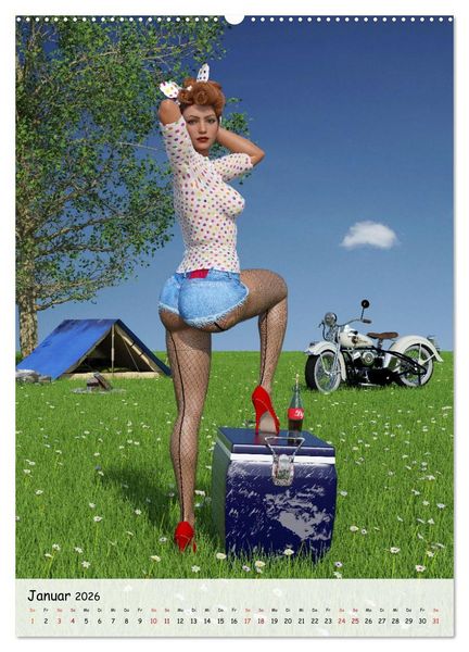 Produktbild: Bunny Shooting (Wandkalender 2026 DIN A2 hoch), CALVENDO Monatskalender