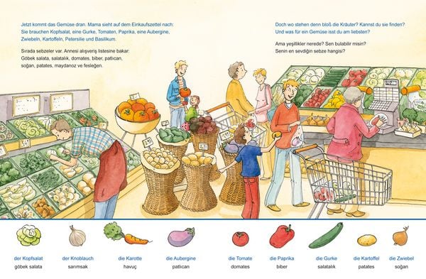 Produktbild: Im Supermarkt (Deutsch-T&uuml;rkisch)