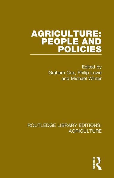 Produktbild: Agriculture: People and Policies