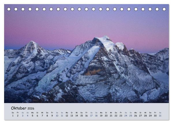 Produktbild: Gipfel Blicke (Tischkalender 2026 DIN A5 quer), CALVENDO Monatskalender