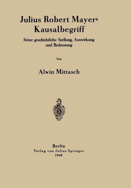 Produktbild: Julius Robert Mayers Kausalbegriff