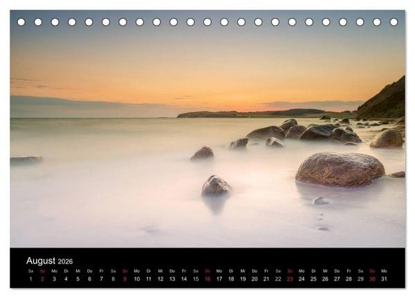 Produktbild: wonderful moments - R&uuml;gen 2026 (Tischkalender 2026 DIN A5 quer), CALVENDO Monatskalender