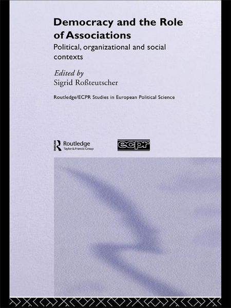 Produktbild: Democracy and the Role of Associations