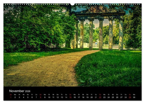 Produktbild: Dessau - Kulturlandschaft (Wandkalender 2026 DIN A2 quer), CALVENDO Monatskalender