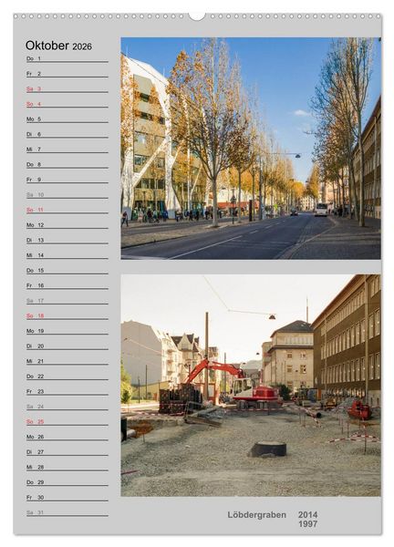 Produktbild: Jena im Wandel (hochwertiger Premium Wandkalender 2026 DIN A2 hoch), Kunstdruck in Hochglanz