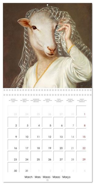 Produktbild: Aristocrat Animals (Wall Calendar 2026 12 &times; 12 Inch) CALVENDO 12 Month Wall Calendar
