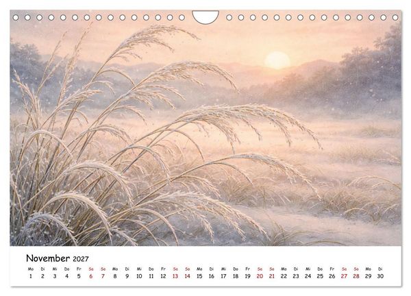 Produktbild: Jahreszeitenspiel (Wandkalender 2027 DIN A4 quer), CALVENDO Monatskalender