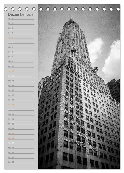 Produktbild: New York Vertical (Tischkalender 2026 DIN A5 hoch), CALVENDO Monatskalender