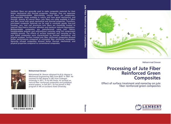 Produktbild: Processing of Jute Fiber Reinforced Green Composites
